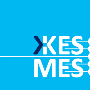 Keski-Suomen musiikin edistämissäätiön sinivalkoinen logo