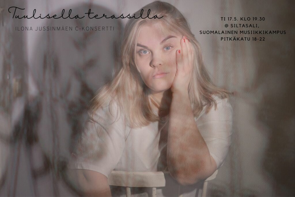 Tuulisella Terassilla Ilona Jussinm en C konsertti Suomalainen 