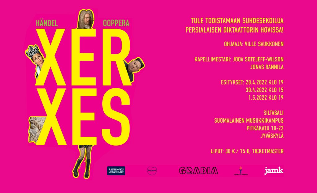 Xerxes ooppera 28 4 1 5 2022 Suomalainen Musiikkikampus