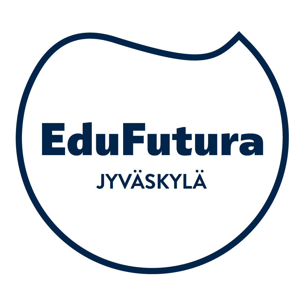 EduFutura Jyväskylän tummansininen logo